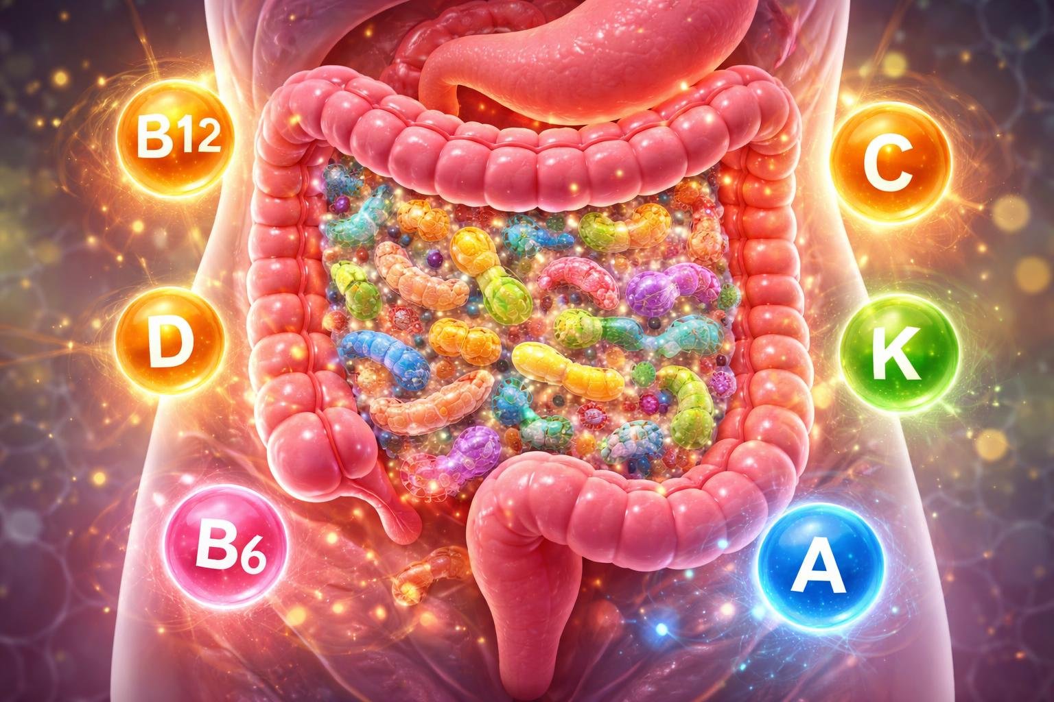 A bélflóra és a vitaminok kapcsolata az egészségünk alapköveit mutatja be.