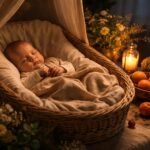 Kéz, amely vitaminokat tart, nyugodt alvást és regenerációt szimbolizálva