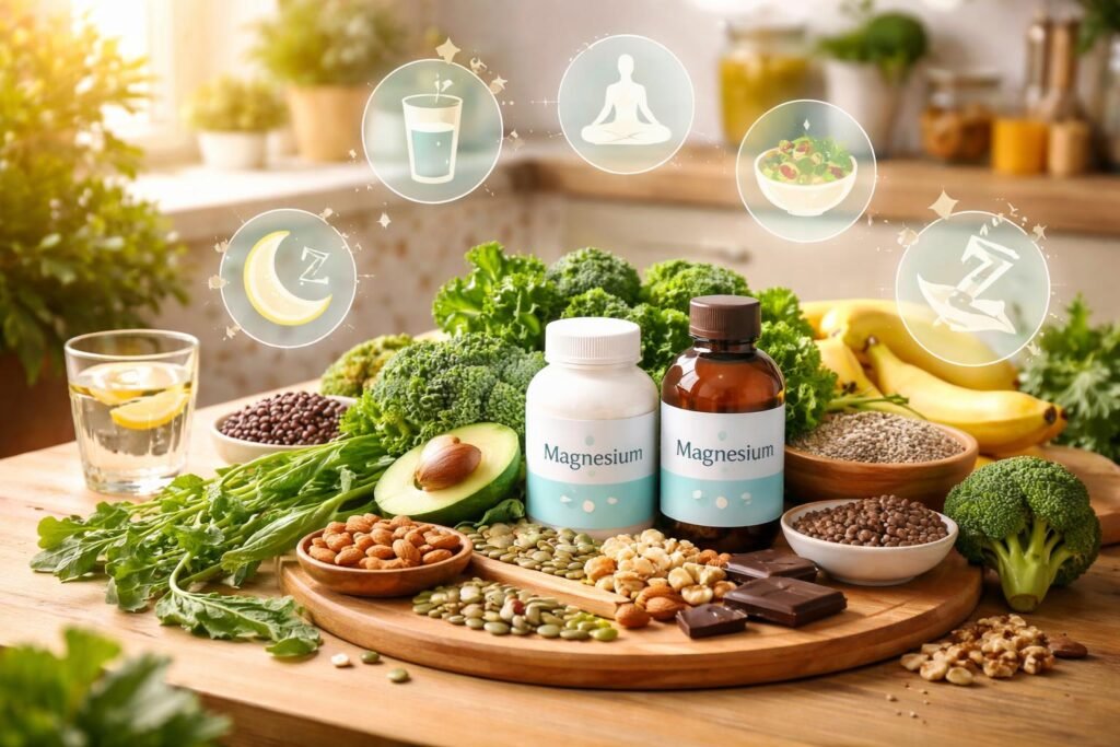 Magnéziumban gazdag ételek és étrend-kiegészítők a stressz ellen