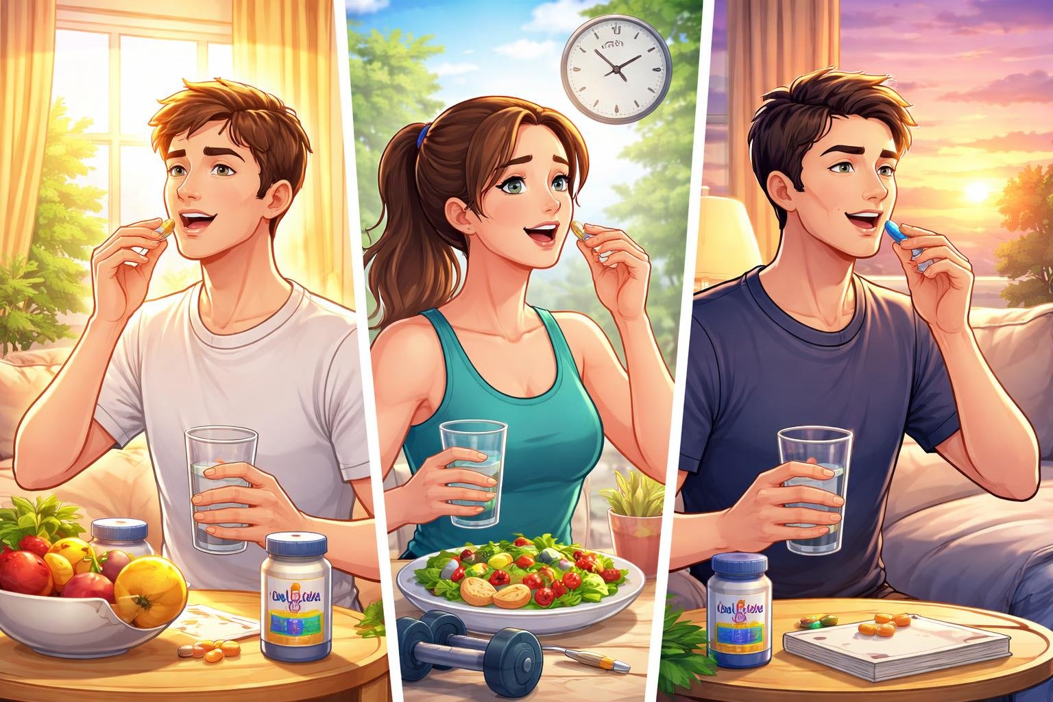 Vitaminok szedése reggel vagy este - mikor a leghatékonyabb?