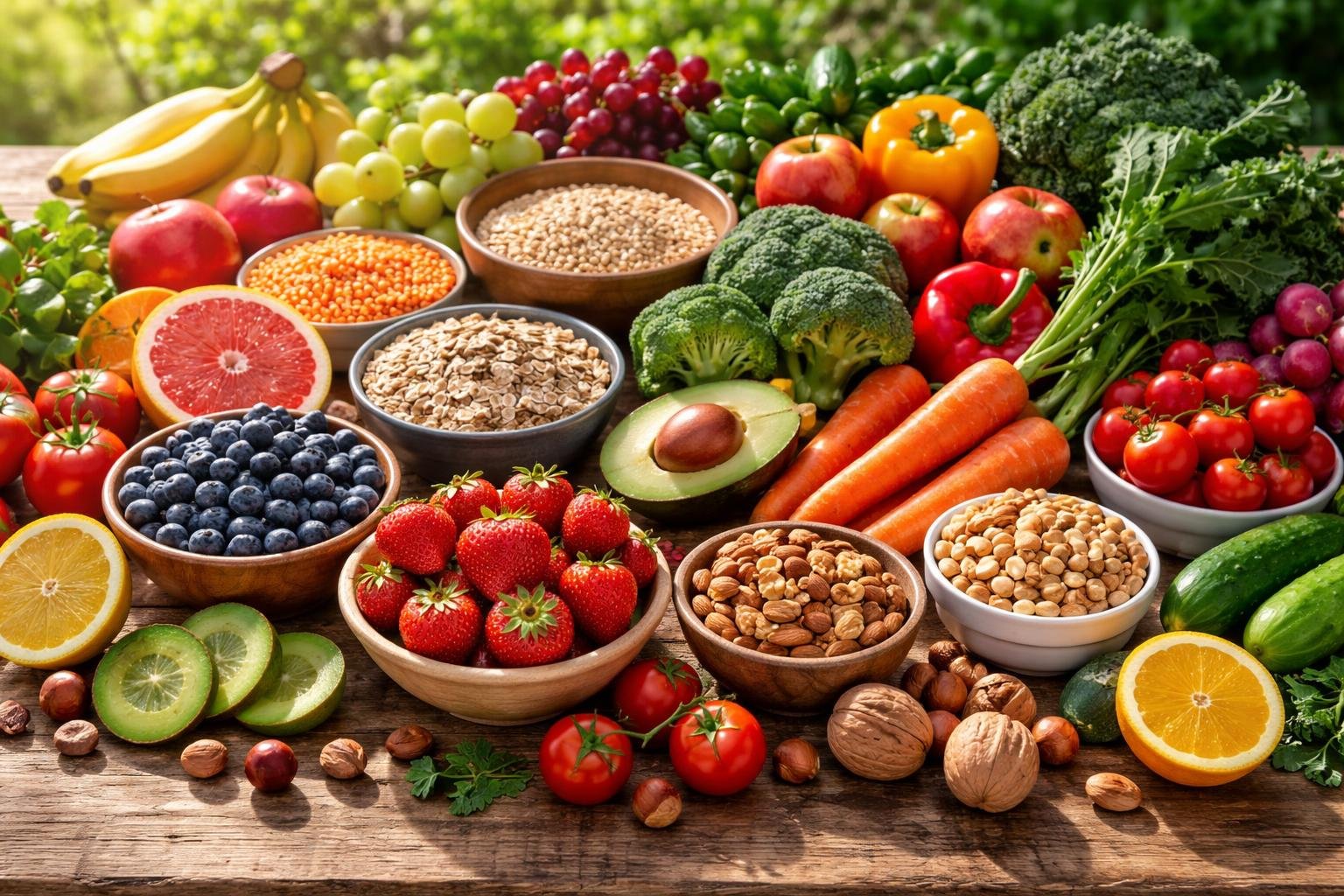 Természetes vitaminforrások a mindennapi tányérodon, egészséges élelmiszerek és kincsek.