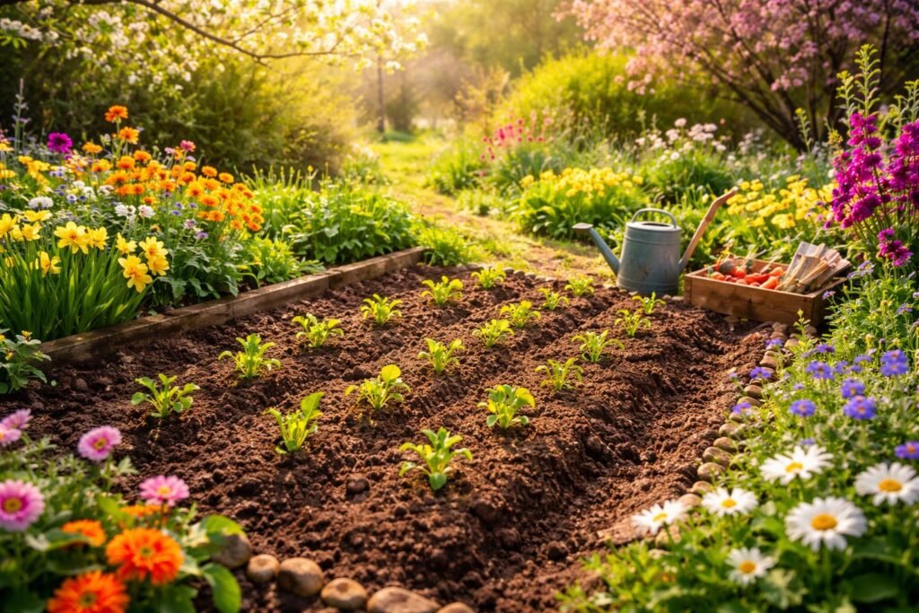 Tavaszi teendők a veteményesben, növények előkészítése és gondozása
