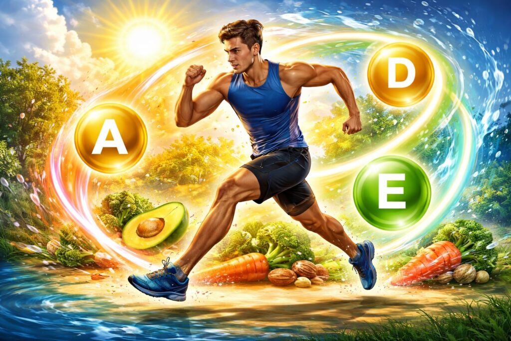 Zsírban oldódó vitaminok, mint az A, D, E és K a sportolók számára