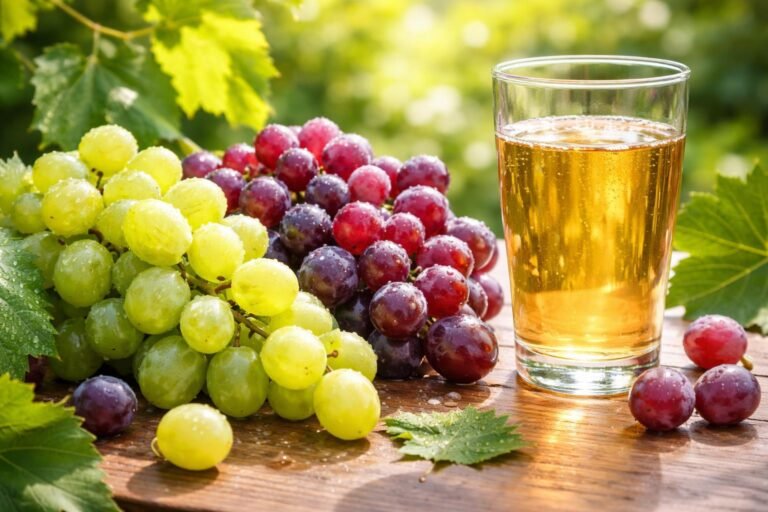 Friss szőlőlé és a szervezet védelme, természetes antioxidáns és vitamin forrás