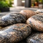 Tartós és elegáns természetes gránitkő otthoni felhasználásra, kültérre és beltérre.