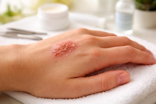 Verrumal külső oldat szemölcsök kezelésére, hatékony kombinált összetevőkkel.